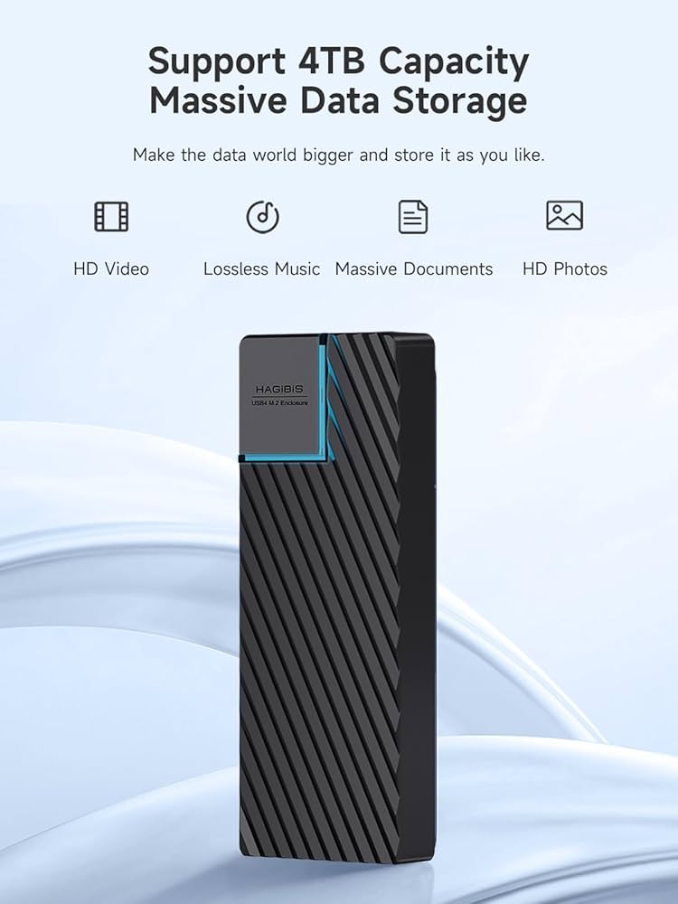 Amazon.co.jp: Hagibis 40Gbps M.2エンクロージャー USB4 NVMe